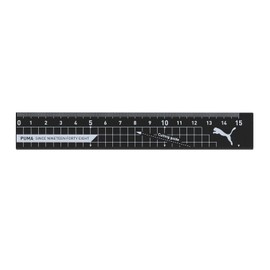 Kutsuwa PM514BK Puma Aluminum Ruler Black