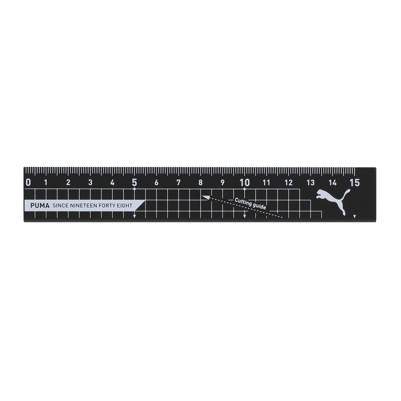 Kutsuwa PM514BK Puma Aluminum Ruler Black