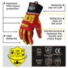Seibertron HIGH-VIS HRC5 Rigger Excellent Grip Cut5 Handyman/Boxer Work Gloves