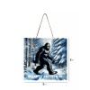 Twisted R Design Bigfoot Christmas Sign Christmas Ornament, Wood Mini