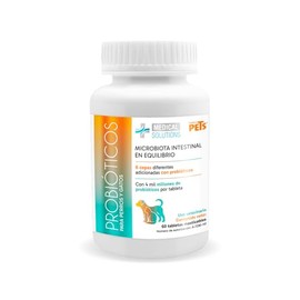 Fancy Pets MS Probióticos para Perros y Gatos con 60 Tabletas
