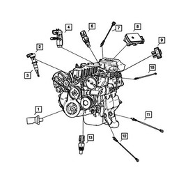 Mopar 56041213AG Oxygen Sensor