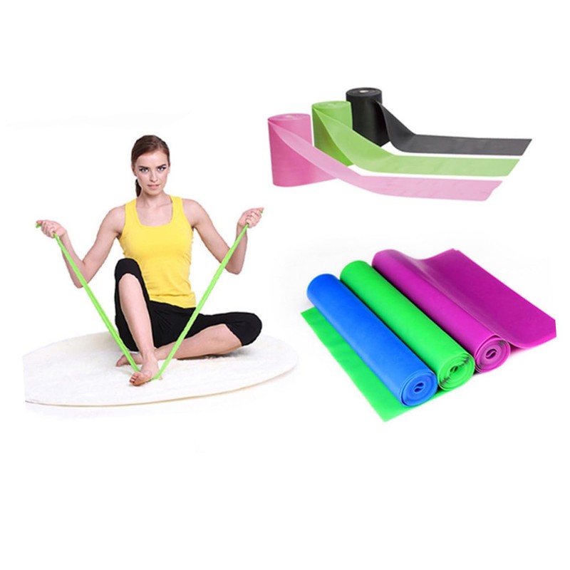 BESPORTBLE 3pcs Elastic Stretch Bands Workout Bands Latex for Physical
