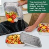 8x8 Inch Disposable Aluminum Foil Pans with Lids (15 Pack)