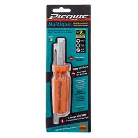 Picquic Multique Compact Multi-bit Screwdriver (colors may vary)