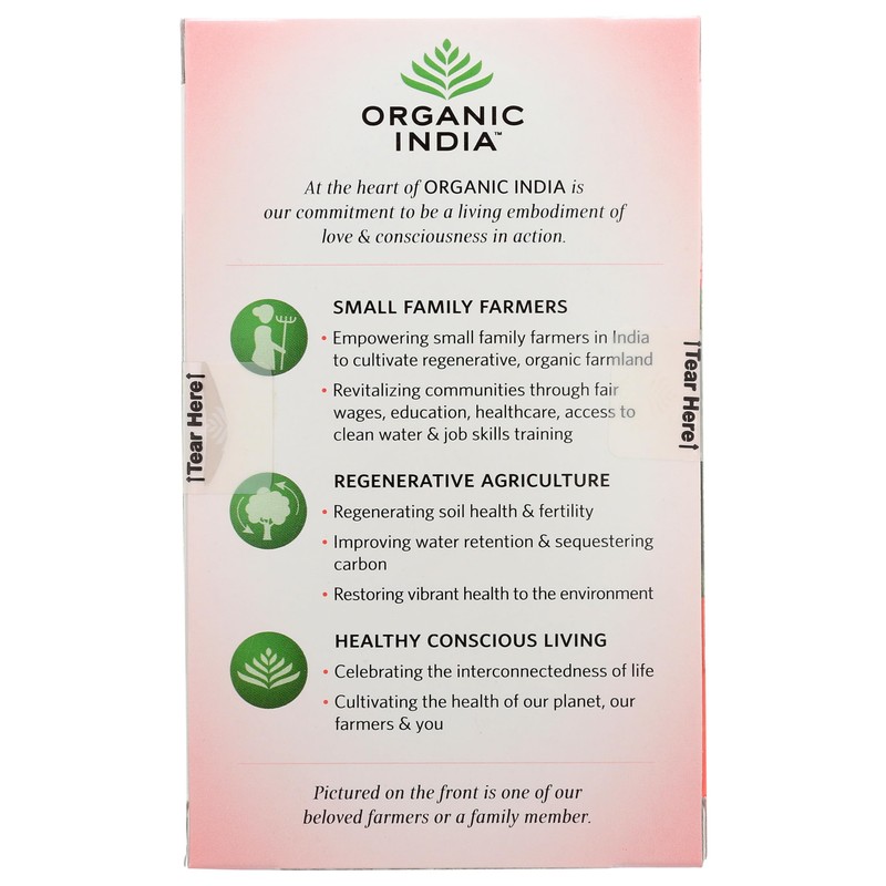 Organic India Wellness Tulsi Tummy Tea 25 Teabags
