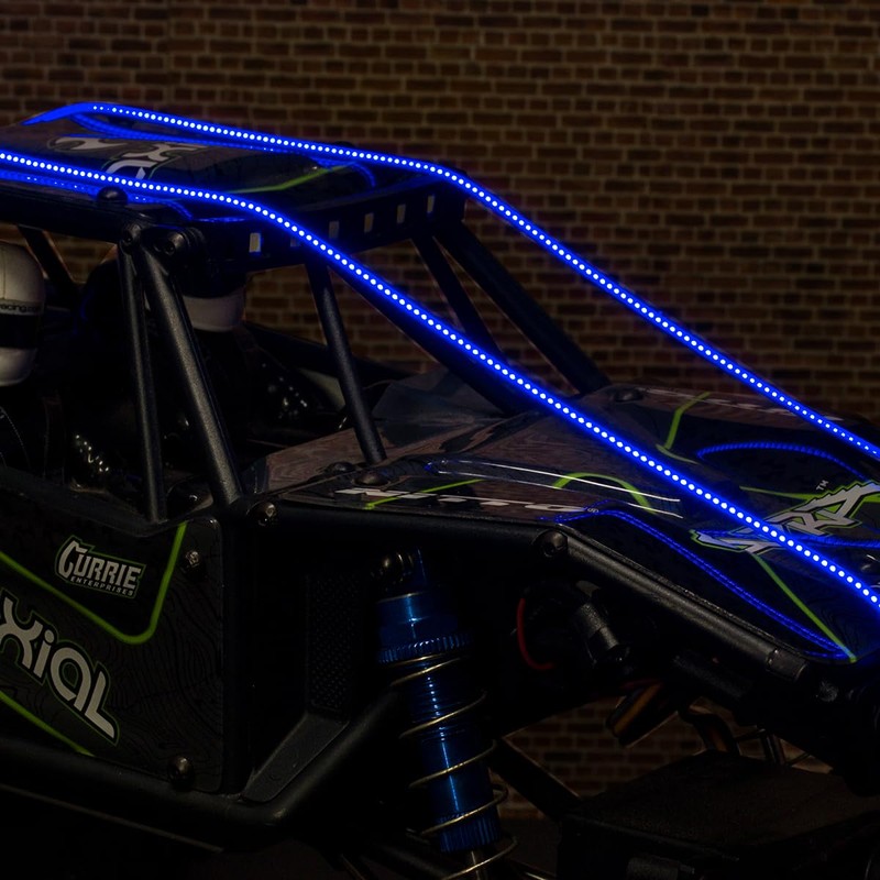 AOLTNRC 2pcs LED Light Strip for RC Cars, Flexible Cuttable