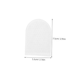 Gatuida 120pcs Reusable Exfoliating Cotton Rounds U Shaped Makeup Remover Pads for Versatile Use for Makeup Removal Oral Cleaning Travel Friendly Design for Women