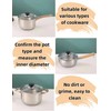 luvilly1Pack 8 Inch Tempered Glass Lid, Stainless Steel Rim Frying