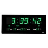 14.1 Inch Oversized LED Digital Wall Clock with Indoor Temperature,