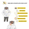 Fabee Impex 3 Layer Ventilated Beekeeping Jacket Round Veil Beekeeping