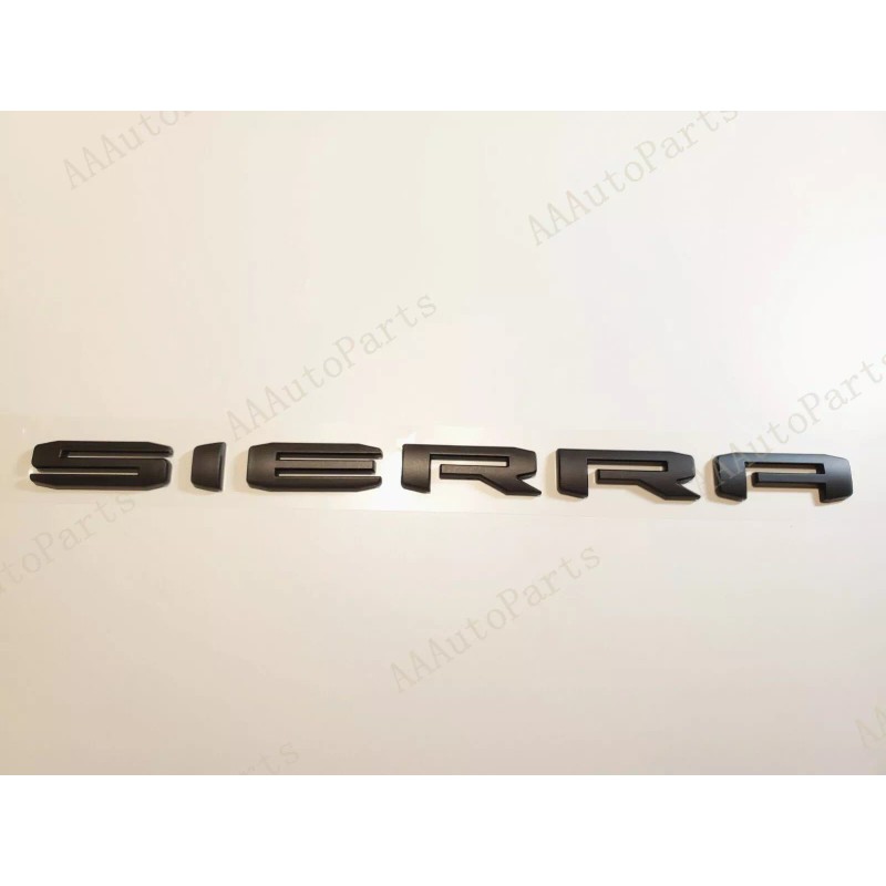 GMC 4PC Set Matte Black DENALI HD DENALI SIERRA Emblems