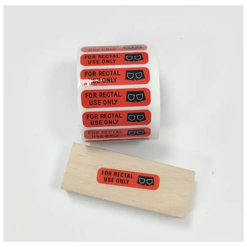 FoxYaye 50 "For Rectal Use Only" Stickers Joke Decal Sticker