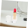 VICASKY 10pcs Transparent Lipstick Tubes Refillable Lip Gloss Containers for