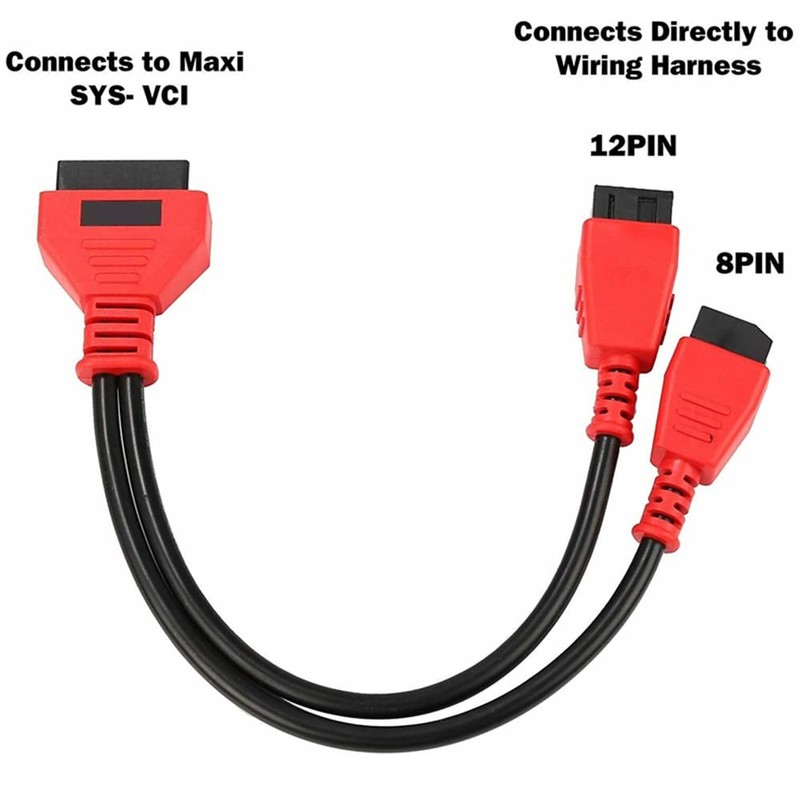 Riloer Cable Adaptor for Chrysler 12+8 Programming Cable Connector, Fit