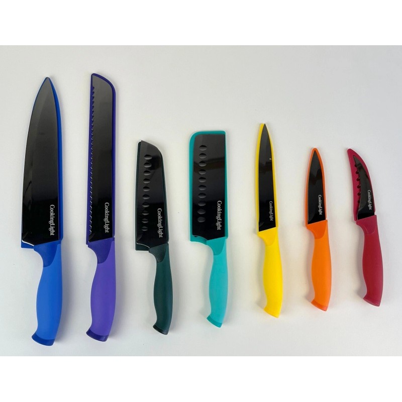 14 Piece Knife Sets 7 Knives & 7 Sheaths Multi