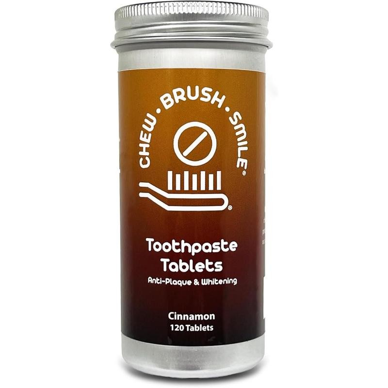 Bite N' Brush Toothpaste Tablets 120 Count - Flavor Name: