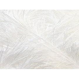 Large 100 Gram Skein Optical White Eyelash Yarn Fun Fur 164 Yards