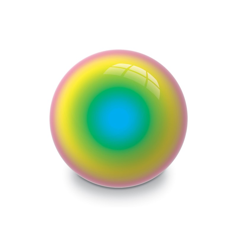 Mondo Pallone da Calcio Arcobaleno, 9 inch Pallone da Spiaggia,