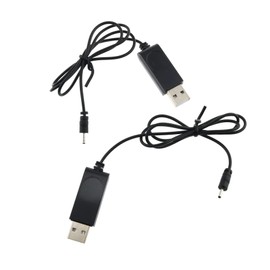 SJZBIN 2PCS USB Lipo Battery Charging Charger Cable with 2.0 Round Plug for Attop XT-1 RC Quadcopter FPV Drone