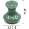 2Pcs Gua Sha Facial Massage Tools, Green Stone Set, Mushroom