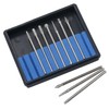 10pc Diamond Burr Engraver Engraving Set Rotary Tool 150 grit