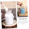 BIUDECO Bath Salt Bottle Set 10pcs Plastic Containers Cork Stoppers