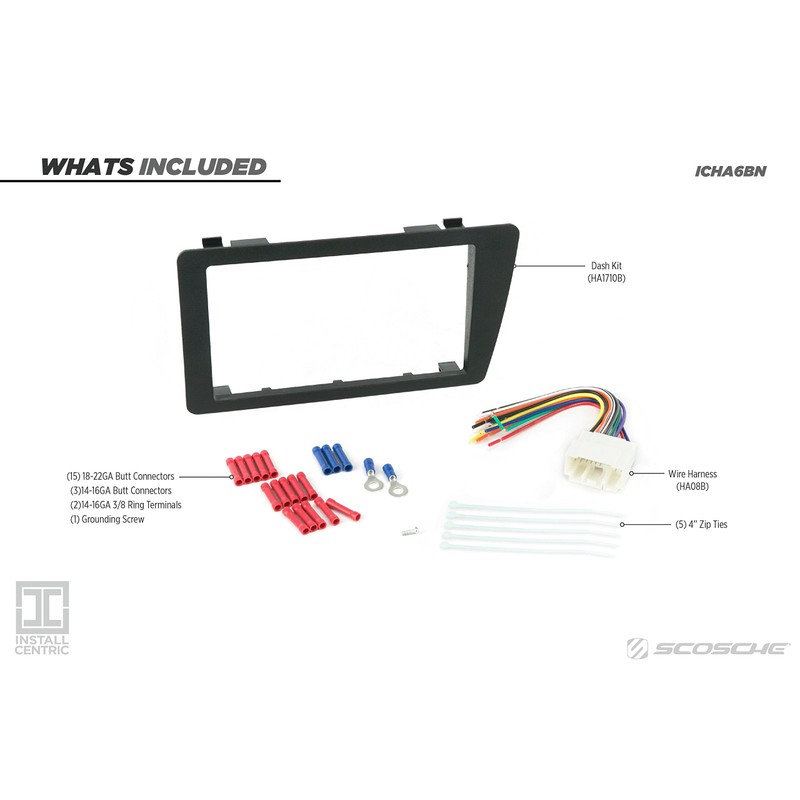 BOSS Audio Systems Dash Kit for Honda Civic 2001-05 Double