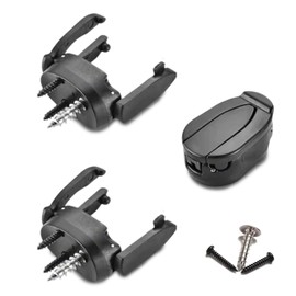 Vexilon 3 Pcs Golf Ball Retriever for Putter, Golf Ball Picker Upper, Saver Putter Grip Black Retriever Plastic Claw Grabber, Plastic Foldable Portable Durable Golfball Accessories