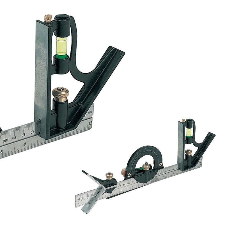 Dapetz ® Precision Engineer Combination Square Set Ruler Protractor 180