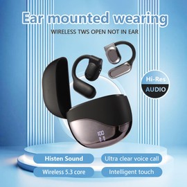 Language Translator Earbuds, Real Time 3 in 1 Language Translation Device, 144 Languages & Accents, Design for Travel, Business and Learning (Black)