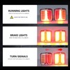 Ciascy 2PCS Rechargeable Magnetic Wireless LED Trailer Rear Lights Kit,