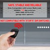 Kingdder 3 Pieces Gate Opener Remote Compatible with Multicode 300mhz