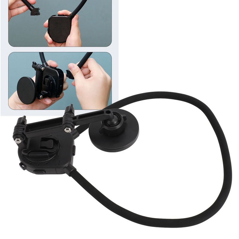 Phone Neck Holder Magnetic POV 360° Adjustable Anti Shaking Automatic