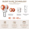 Double Curtain Track Ceiling Mount Silent Smooth, Aluminum Construction, Ideal