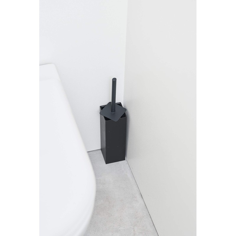 Tidy CL-665-521-0 Platawa Fort Toilet, Compact, Black, Approx. W 2.6