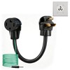 4 Prong to 3 Prong Dryer Plug Adapter, NEMA 10-30P