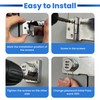 TOKCKYBL Keyless Cabinet Lock with Combination Code - 3-Digit Password