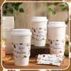Jingmore 50 Pcs Coffee Bridal Shower Cup Sleeves Love Is