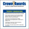 Crown Awards 6" Gold MVP Trophies, Custom Star Rocket MVP