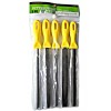 Pittsburgh 5-pc 12" file Set Forged milled and heat-treated steel construction for strength