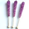 Classic Rock Candy Sticks, Sugar Rock Crystal Lollipops, Individually Wrapped