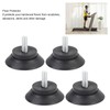 4pcs Furniture Feet, Rubber Feet with Screw Anti Slip Suction