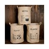 LuminaD Round Eco-Friendly Recycling Bins 3-Piece Set Select/Plastic