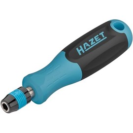 HAZET Bit Holder 811BH 1/4" Hex 132.5mm Length Bayonet Lock Non-Slip 3 Component Handle for High Power Transmission for Manual and Machine Operation