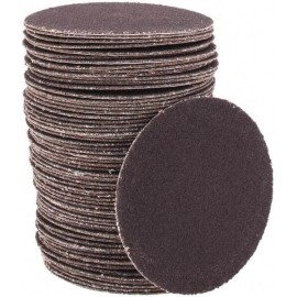 Tru-Maxx 100 Pack Tru-Maxx 2" Diam 240 Grit Al Oxide Adhesive PSA Discs, X Weight Backing