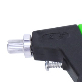 Keenso 2 Pairs of Adjustable Bicycle Brake Levers, Nylon Bicycle Brake Handle for Children for Handlebar Diameter 22.2mm/0.9 inches (Green Black)