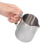 Milk Frother Cup 380ml 304 Stainless Steel High Durability Multifunctional