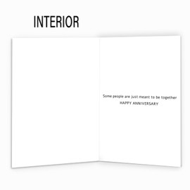 ATTLVV 14th Anniversary Card,14 year Wedding Anniversary Card Gifts for Him Her,Ivory Anniversary Cards Decoration for Husband Wife