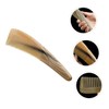 Massage Cattle Horn Comb Ox Horn Comb for Men Ox